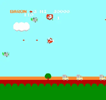 Sky Kid (USA) screen shot game playing